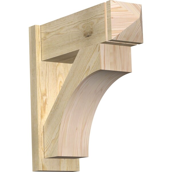 Ekena Millwork Westlake Rough Sawn Arts and Crafts Outlooker, Douglas Fir, 8"W x 24"D x 24"H OUT08X24X24WTL03RDF - main